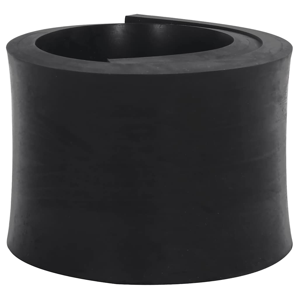 vidaXL Gummileiste für Schneepflug Schwarz 100x15x2 cm