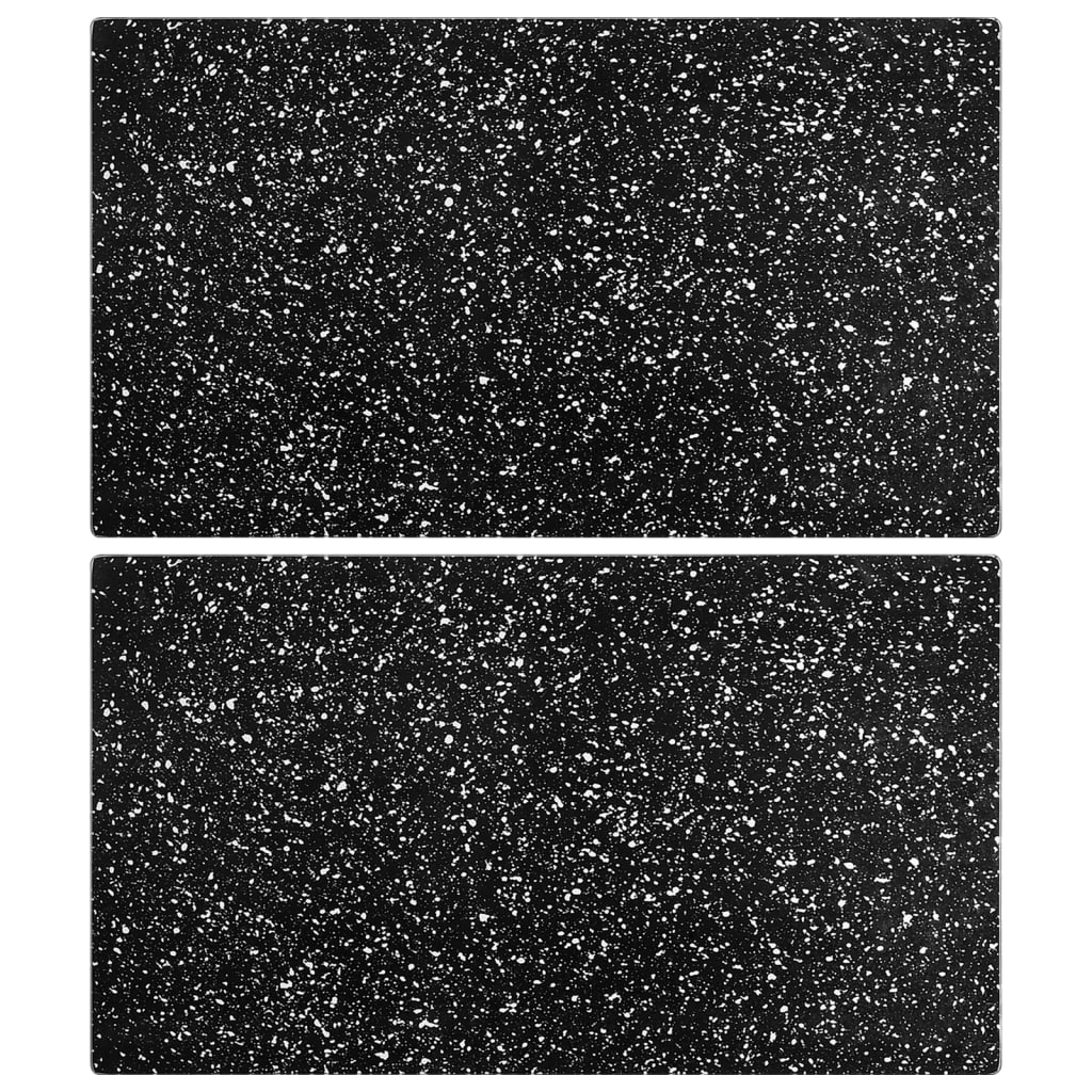 vidaXL Schneidebretter 2 Stk. in Granitoptik Hartglas