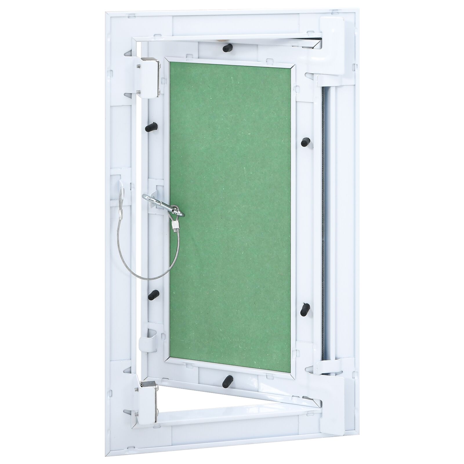 vidaXL Zugangstür mit Aluminiumrahmen und Gipsplatte 200x400 mm