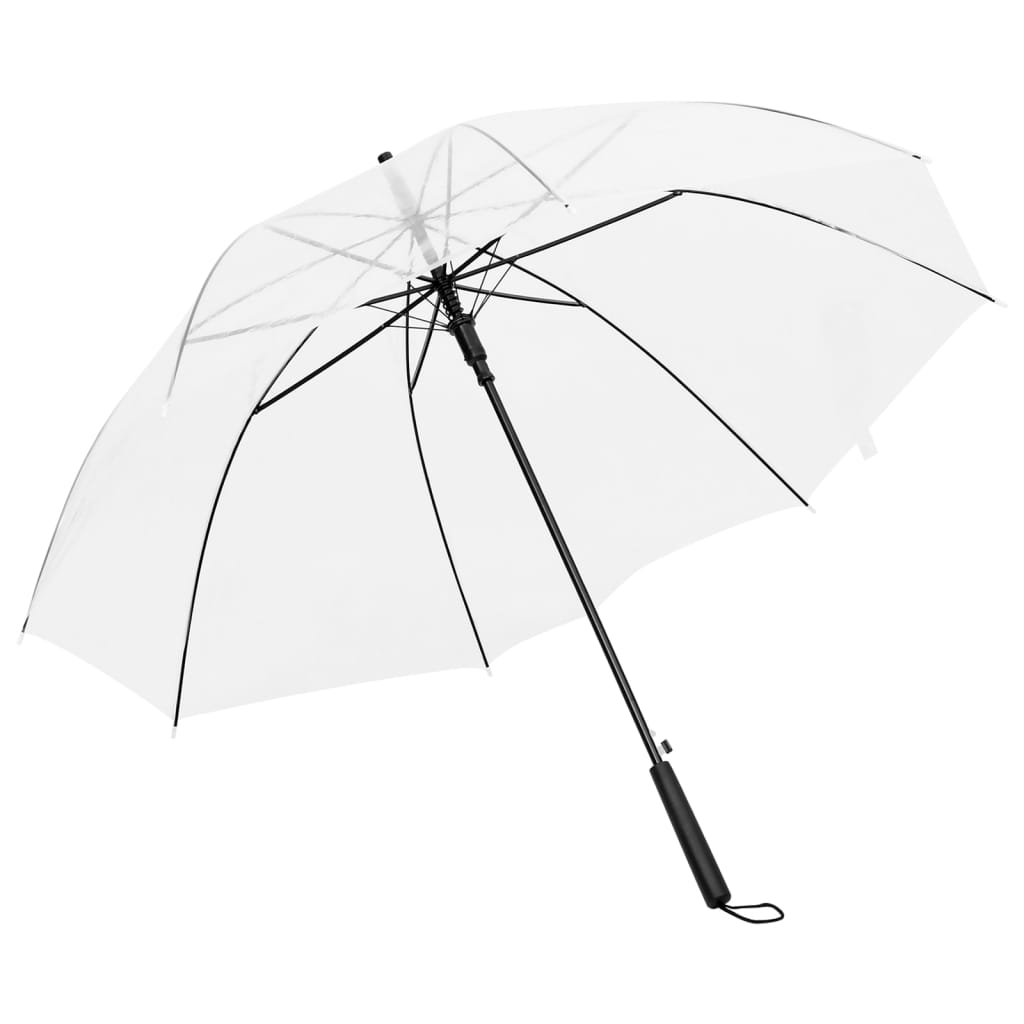 vidaXL Regenschirm Transparent 100 cm 