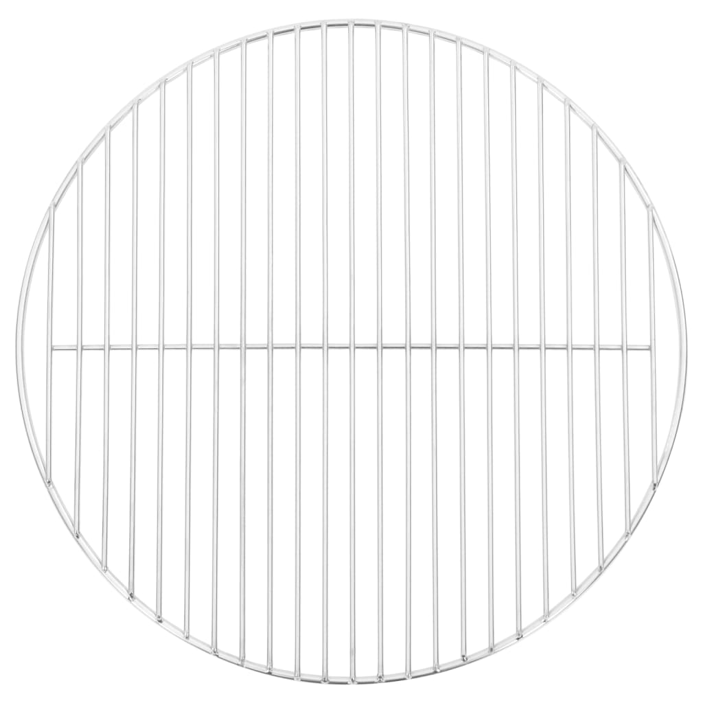 vidaXL Grillrost Rund Ø44,5 cm 304 Edelstahl