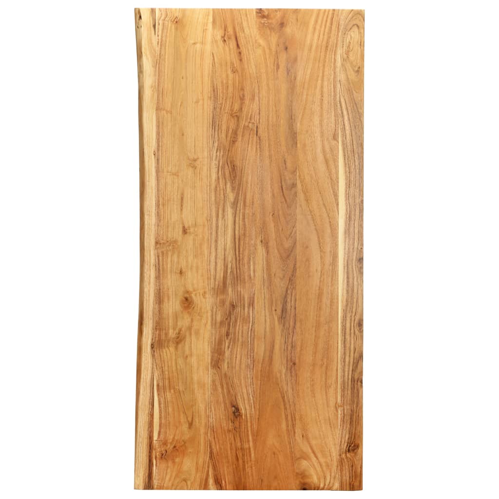 vidaXL Badezimmer-Waschtischplatte Massivholz Akazie 114x52x2,5 cm