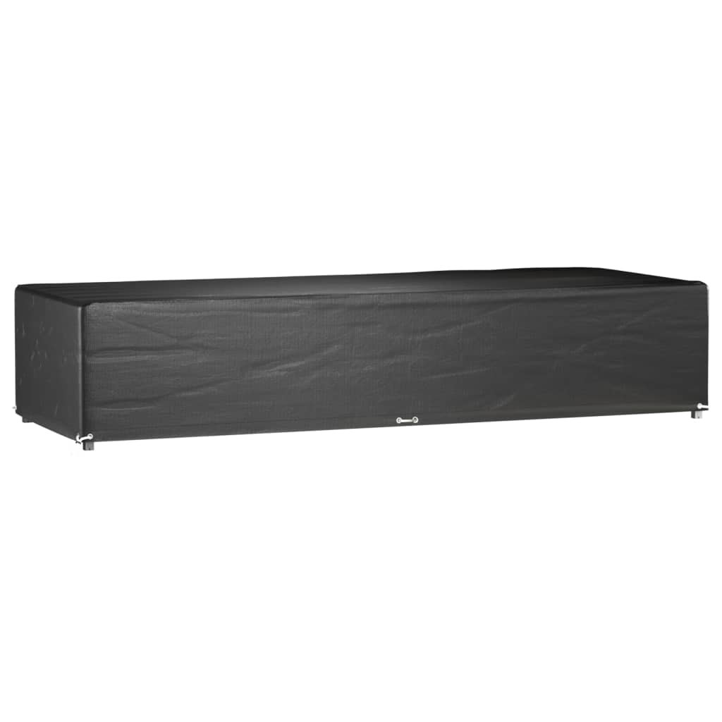 vidaXL Abdeckung für Sonnenliege 12 Ösen 205x75x40 cm Polyethylen