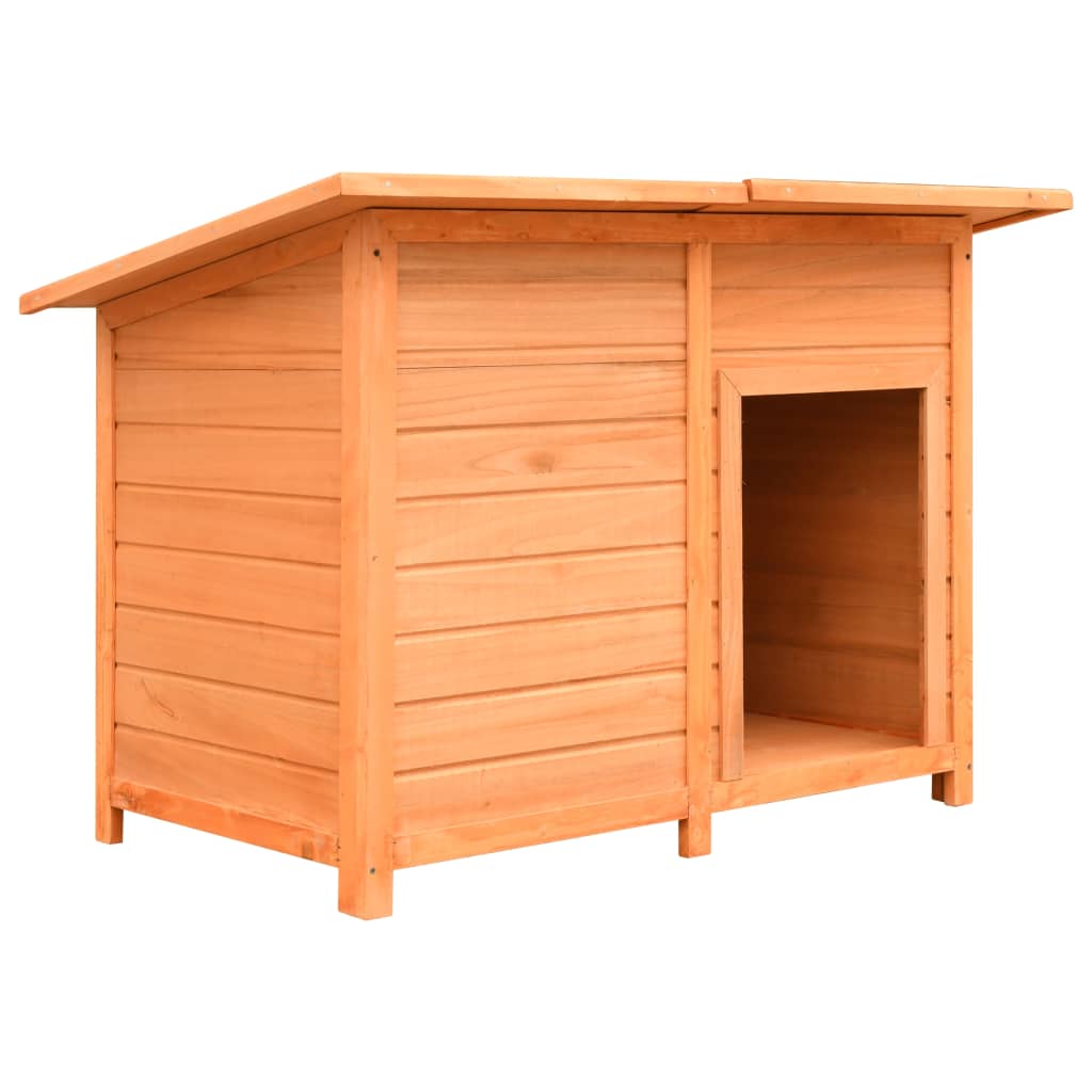 vidaXL Hundehütte Kiefernholz & Tannenholz 120x77x86 cm