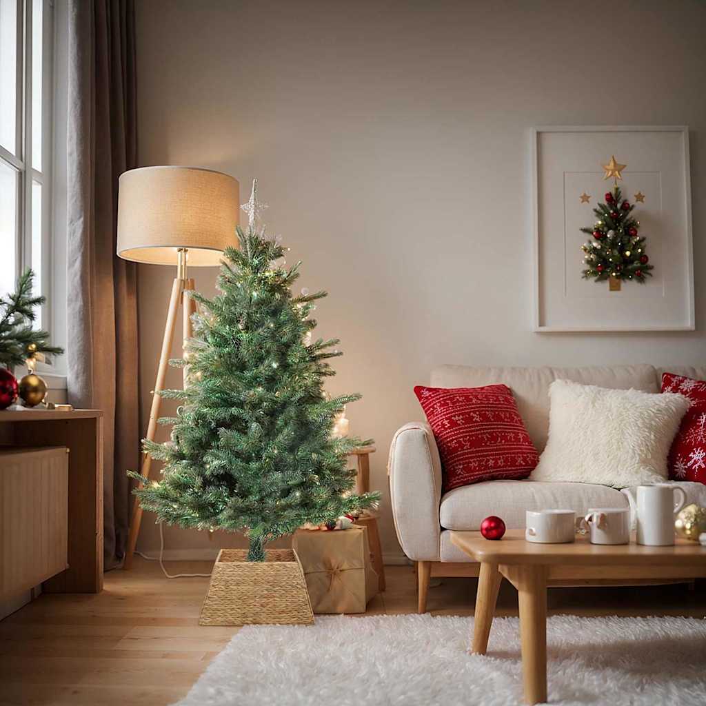 vidaXL Weihnachtsbaumkragen Braun 50 x 50 x 25 cm Wasserhyazinthe