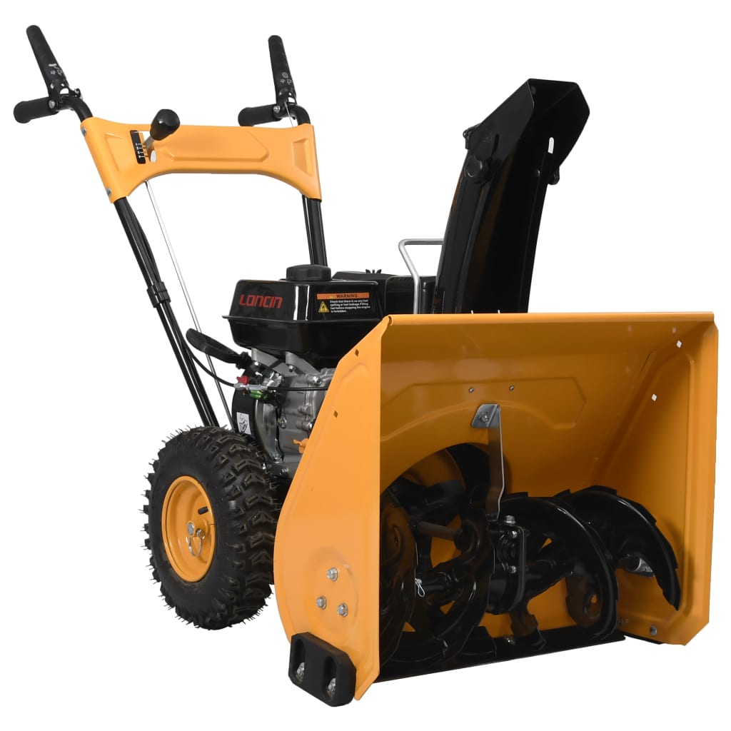 vidaXL Schneefräse 6,5 PS Gelb und Schwarz