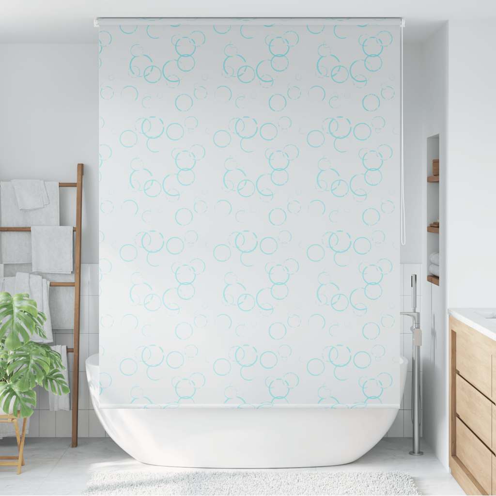 vidaXL Duschrollo 140x240 cm Blasenmuster