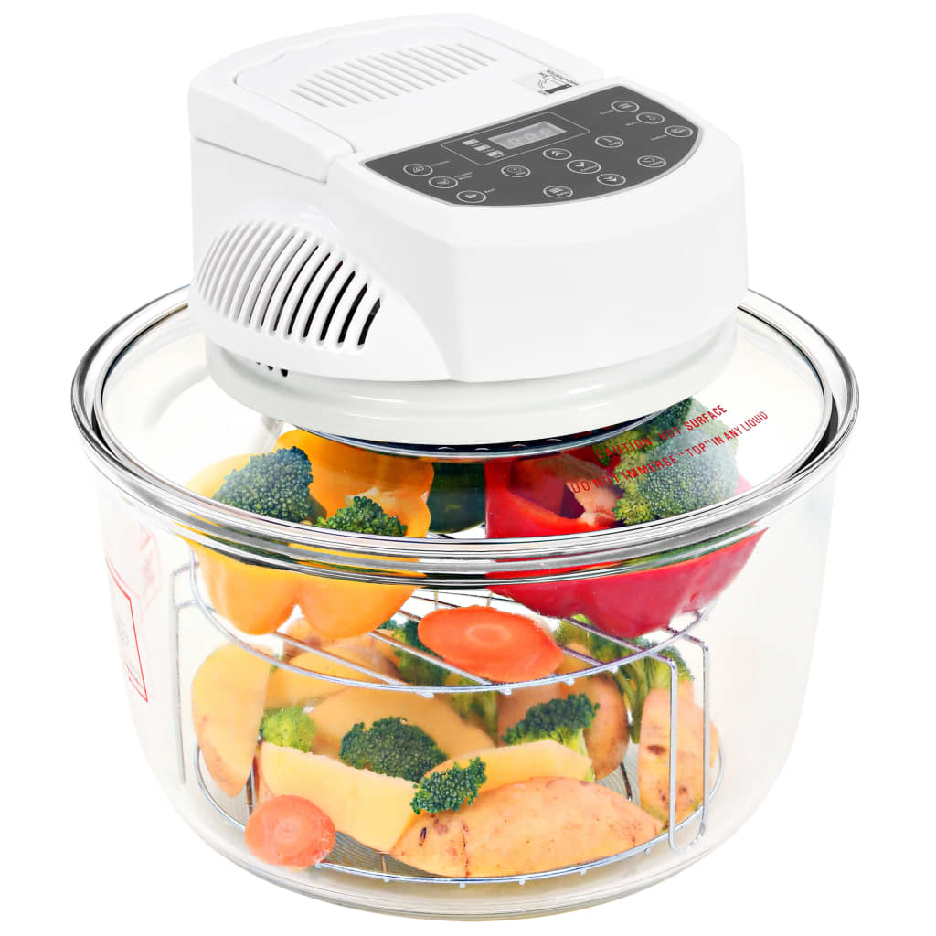 vidaXL Halogen-Heißluftofen mit Digitalem Timer 1400 W 17 L