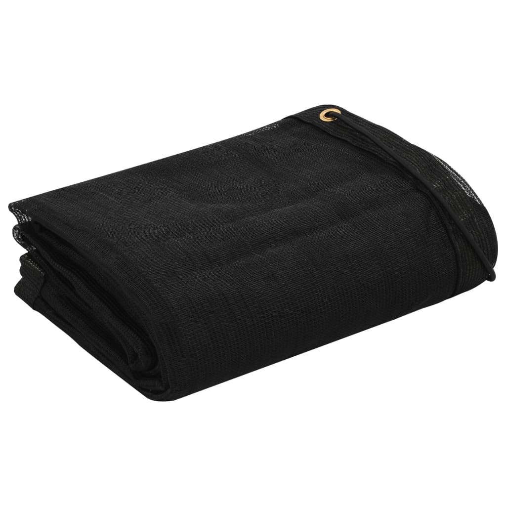 vidaXL Anhängernetz HDPE 1,5x2,7 m Schwarz
