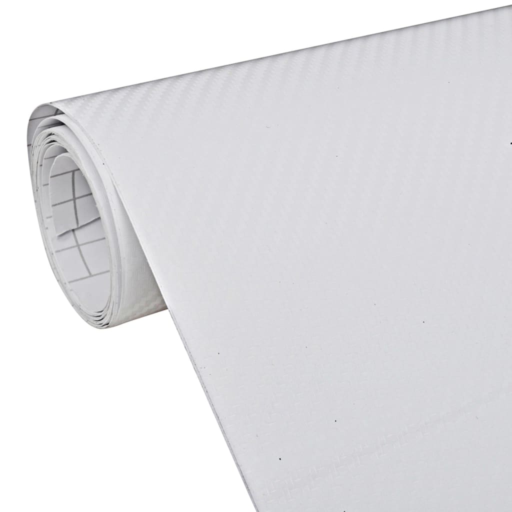 vidaXL Autofolien 2 Stk. 3D Weiß 100x150 cm