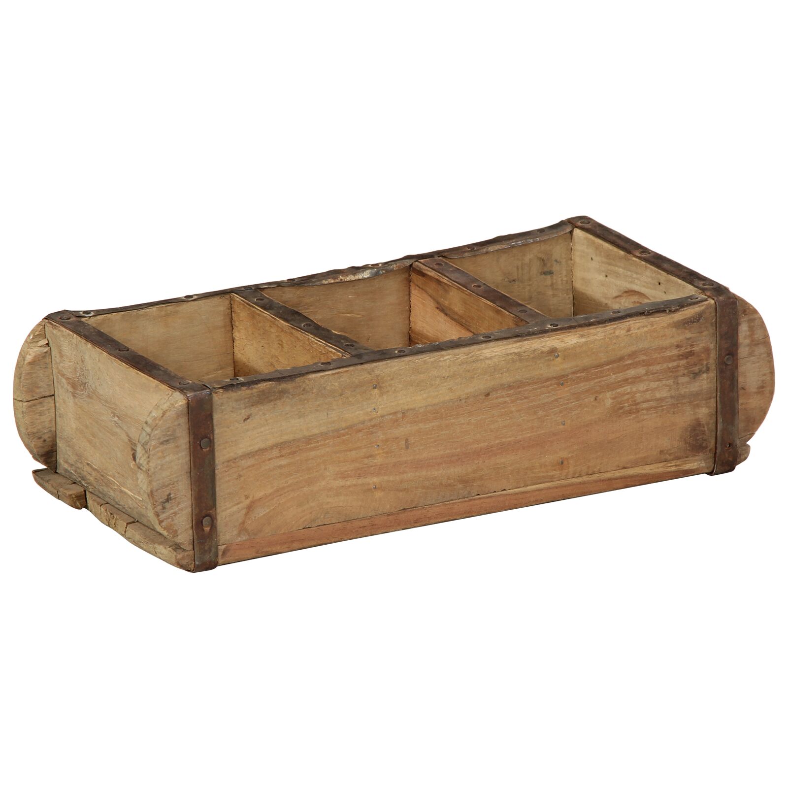 vidaXL Tablett 30x14x9 cm Massivholz Recycelt