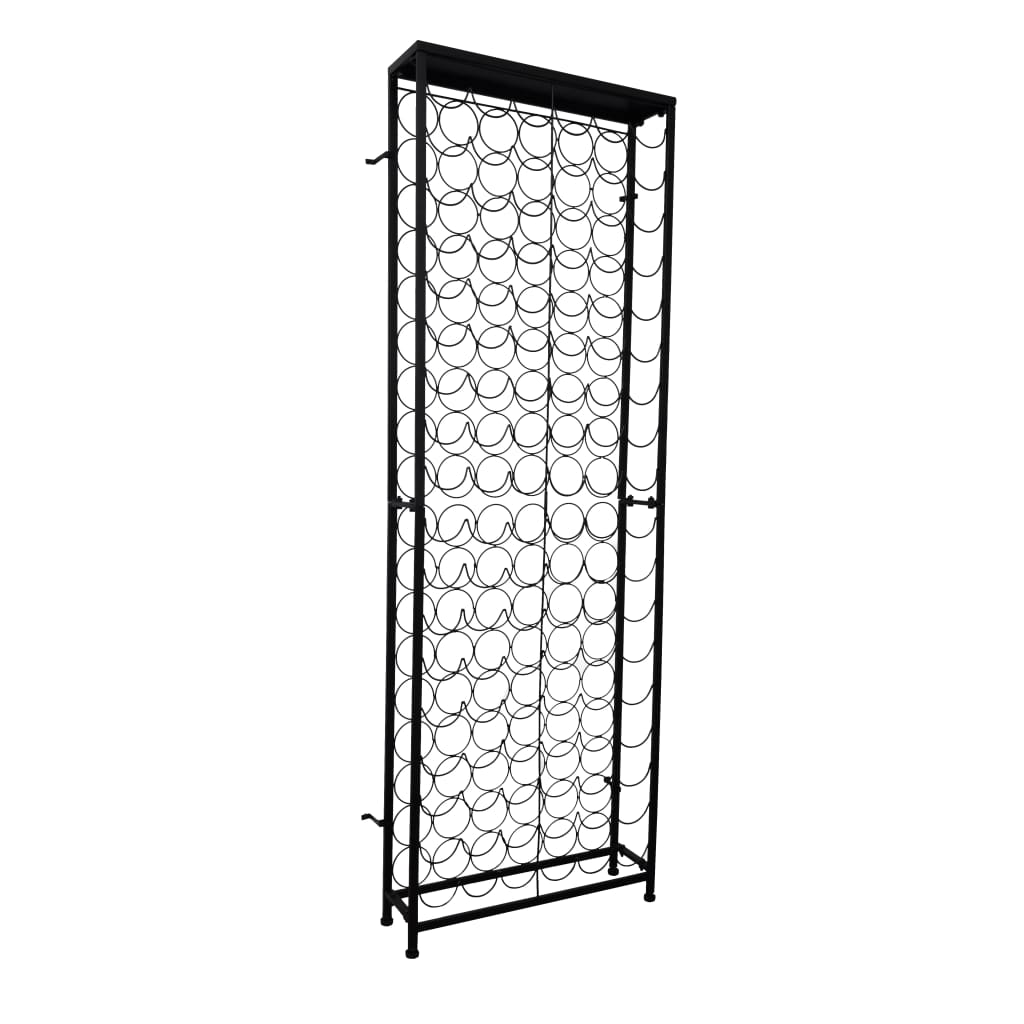 vidaXL Flaschenregal für 108 Flaschen Metall   
