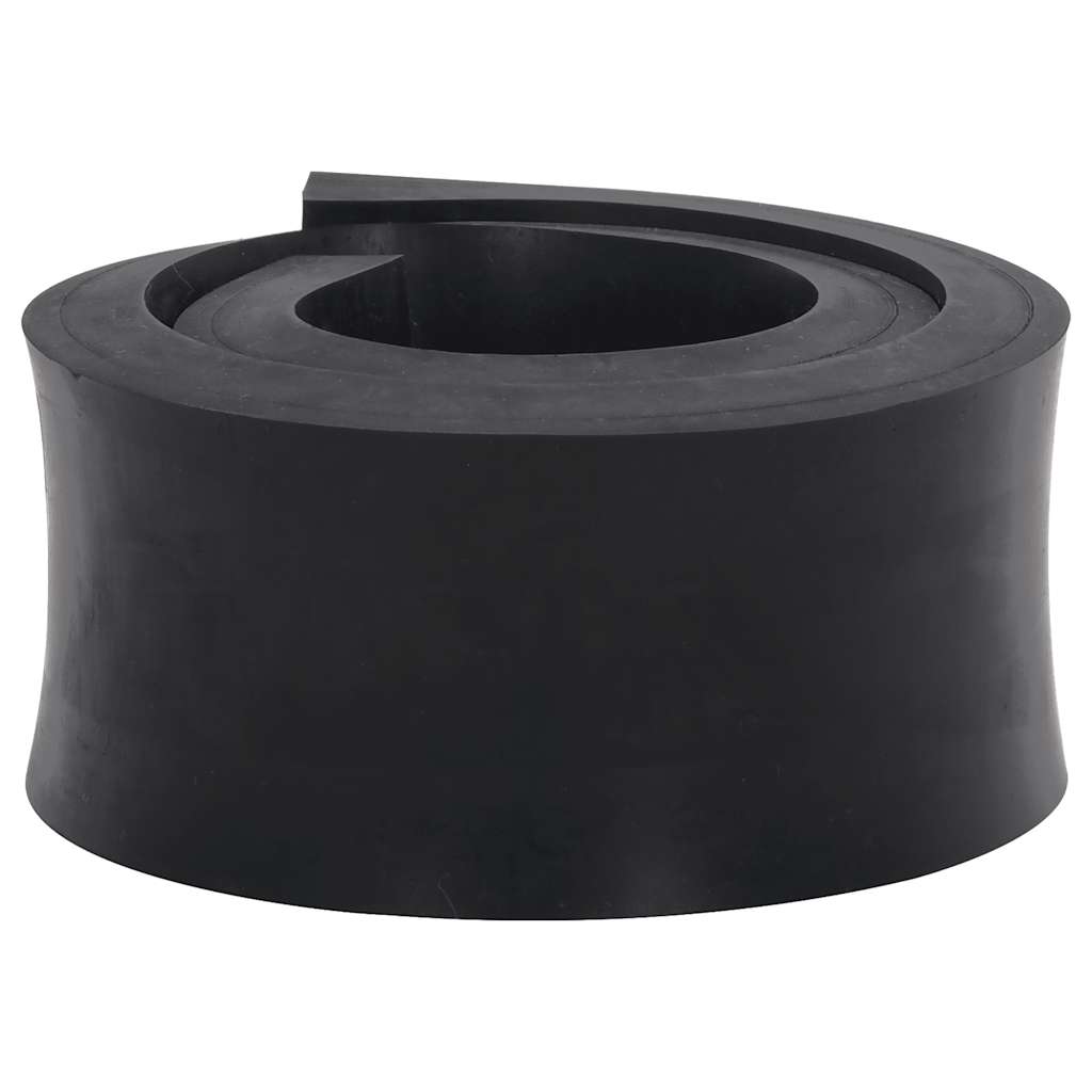 vidaXL Gummileiste für Schneepflug Schwarz 120x8x2 cm