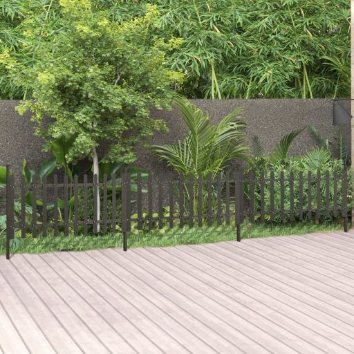 vidaXL Lattenzaun mit Pfosten 3 Stk. WPC 614x80 cm vidaXL Lattenzaun mit Pfosten 3 Stk. WPC 614x80 cm
