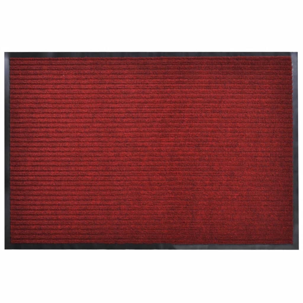 Rote PVC Türmatte 90 x 150 cm