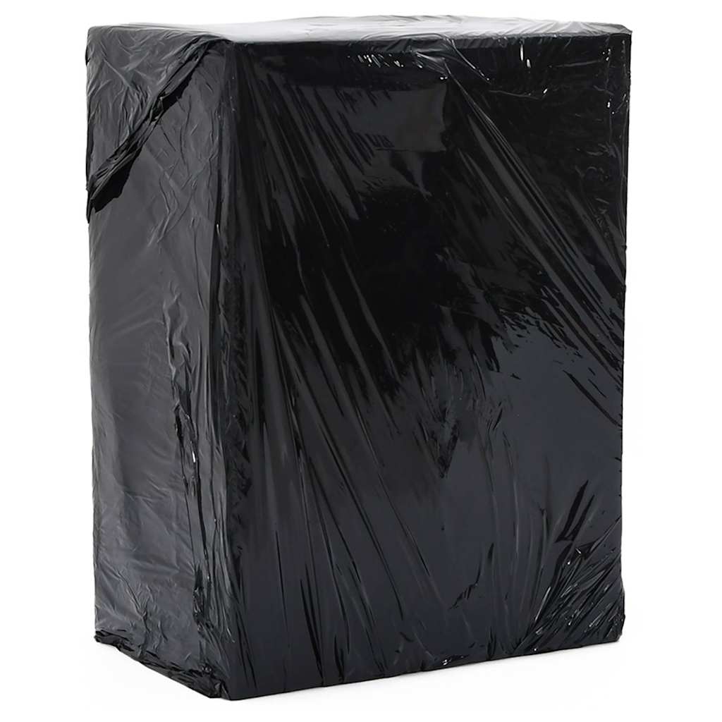 vidaXL Stretchfolie 2 Stk. Schwarz 20 μm 50 cm x 150 m