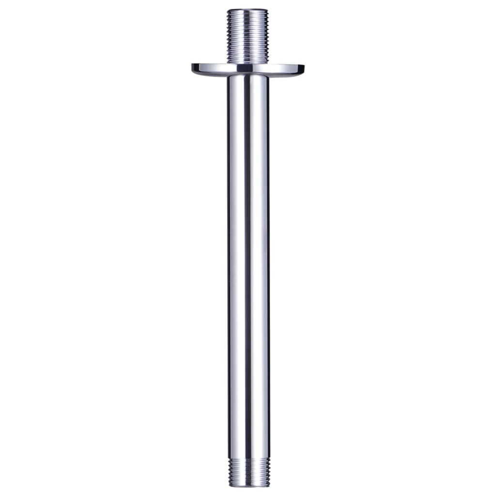 vidaXL Duscharm Rund Edelstahl 201 Silbern 20 cm
