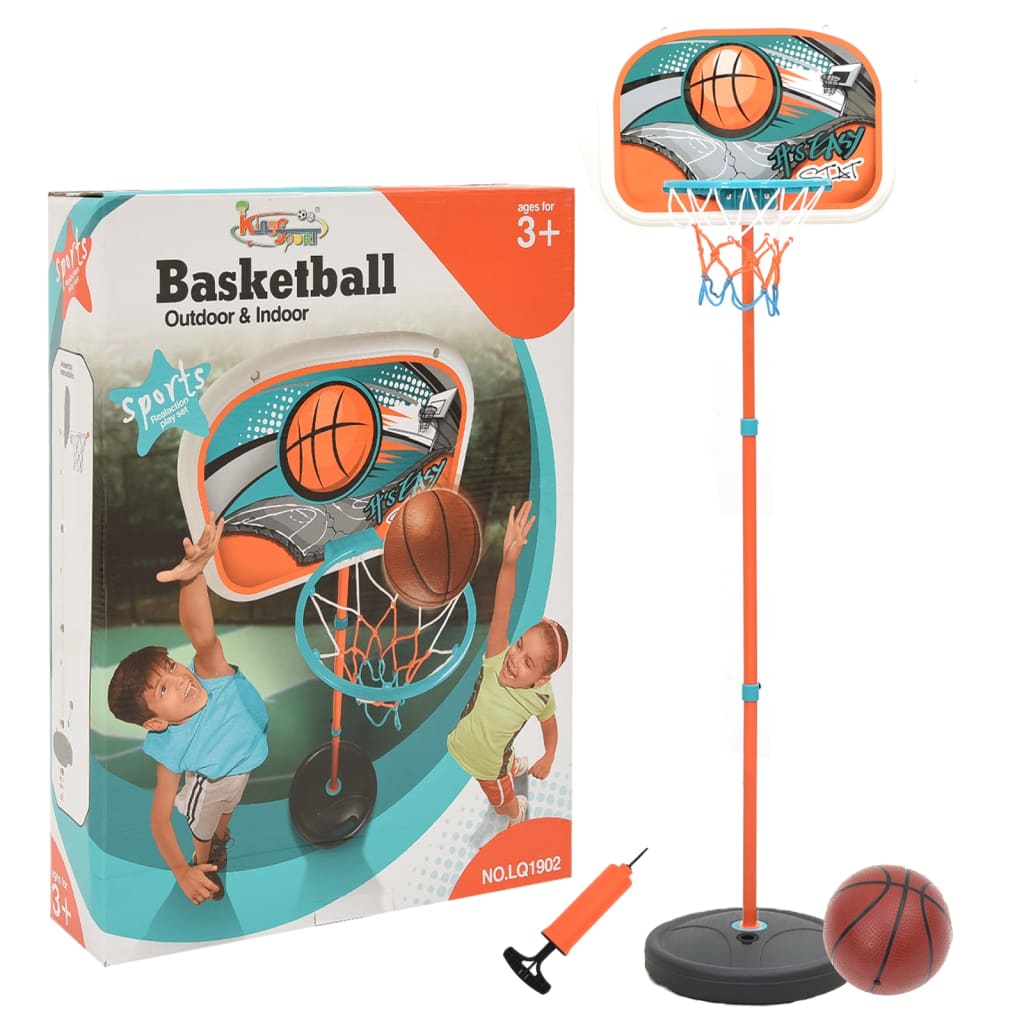 vidaXL Tragbares Basketball Spiel-Set Verstellbar 133-160 cm