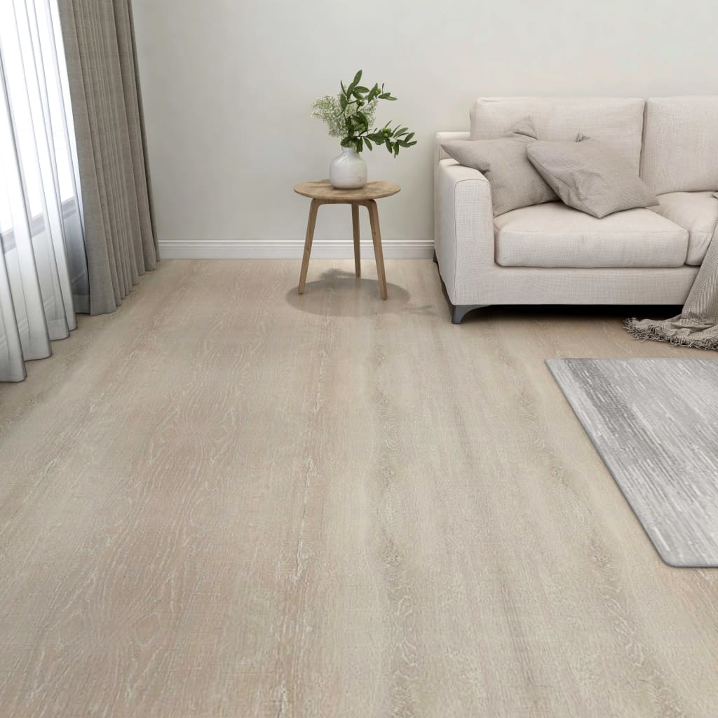   vidaXL PVC-Fliesen Selbstklebend 55 Stk. 5,11 m² Beige