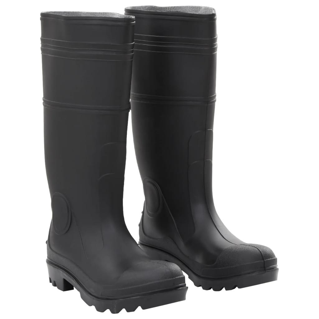 vidaXL Gummistiefel Schwarz Größe 39 PVC