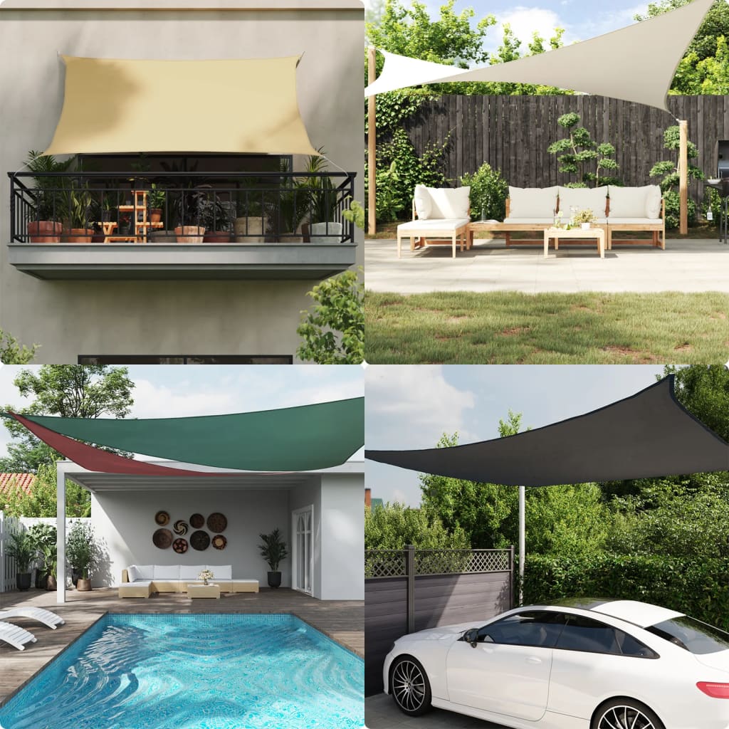   vidaXL Sonnensegel Oxford-Gewebe Rechteckig 5x8 m Terrakotta-Rot
