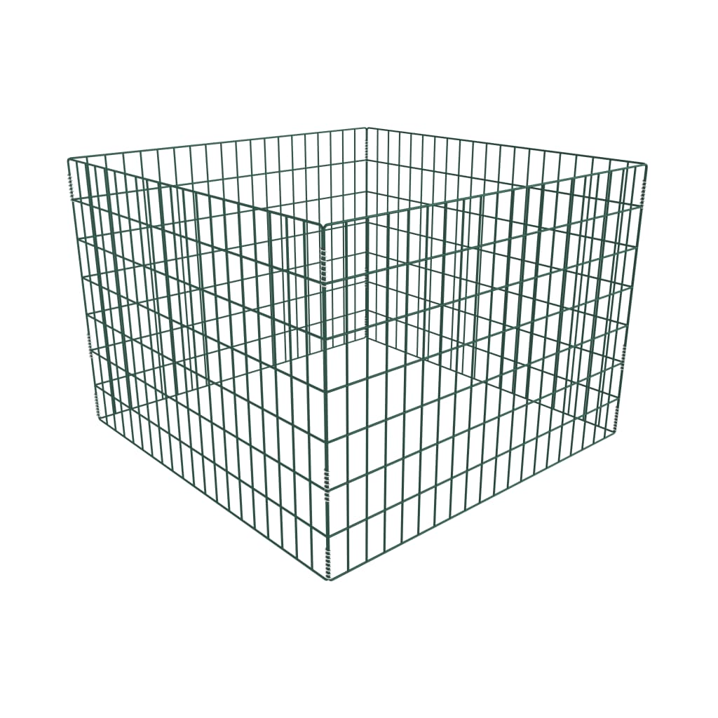 vidaXL Gartenkomposter Quadratmaschen 100 x 100 x 70 cm  