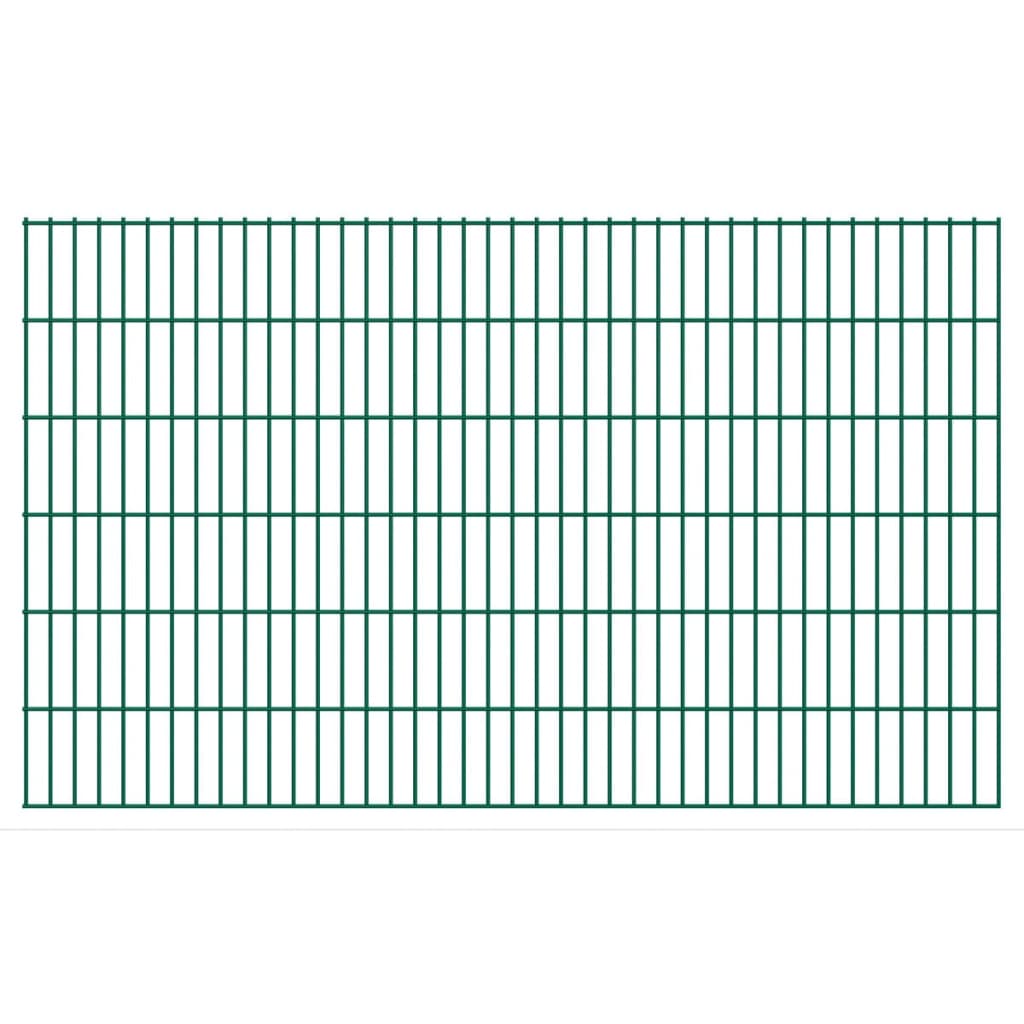 vidaXL Doppelstabmatte 2,008x1,23 m Grün