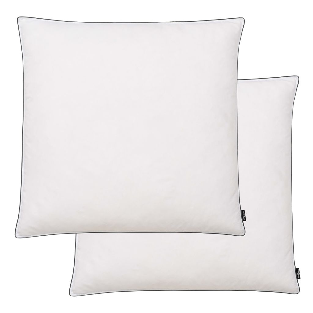vidaXL Kissen 2 Stk. Daunen-/Federfüllung Leicht 80x80 cm Weiß