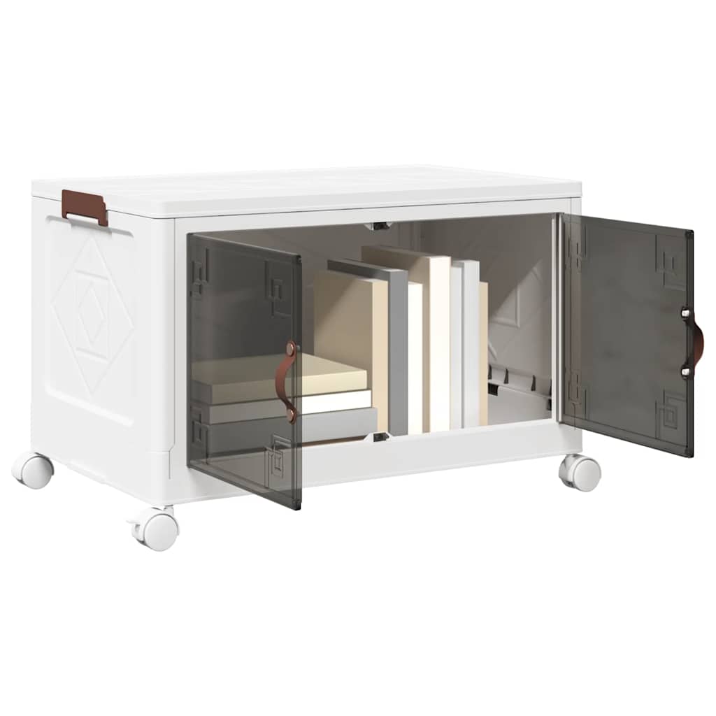 vidaXL Aufbewahrungsbox mit Rädern Stapelbar 75 L 64x40x41 cm