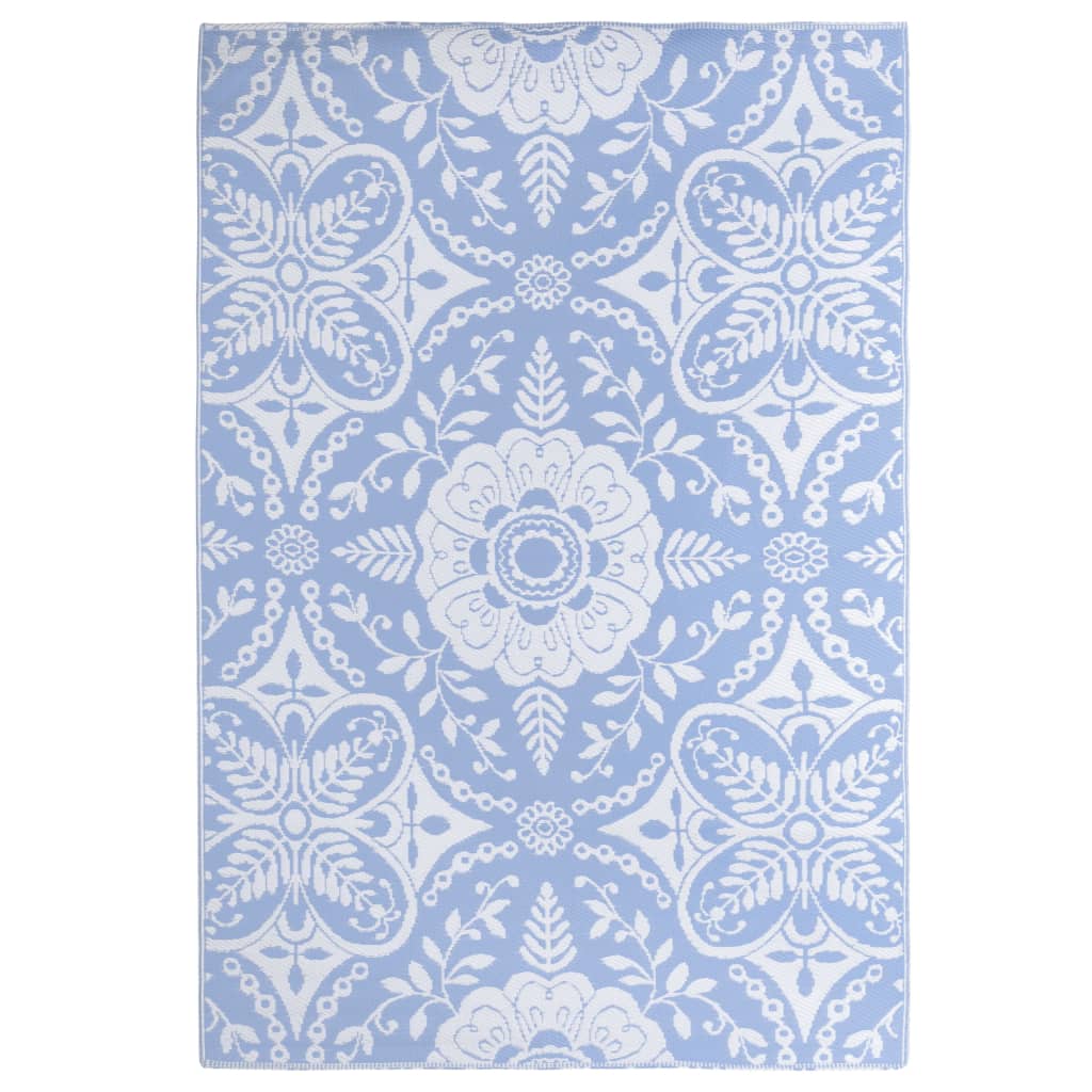 vidaXL Outdoor-Teppich ARAKIL Babyblau 190x290 cm PP