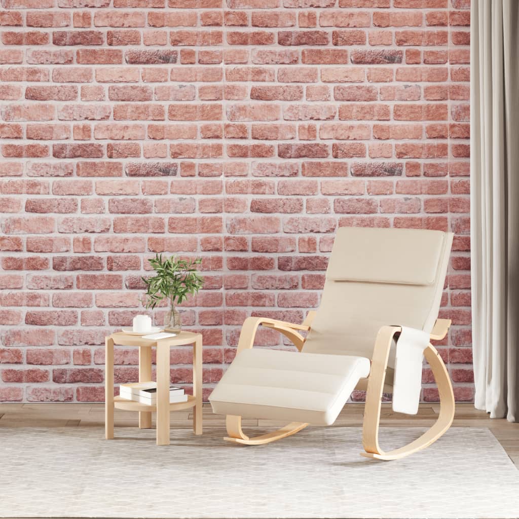 vidaXL 3D-Wandpaneele 10 Stk. Rot 100x50 cm EPS