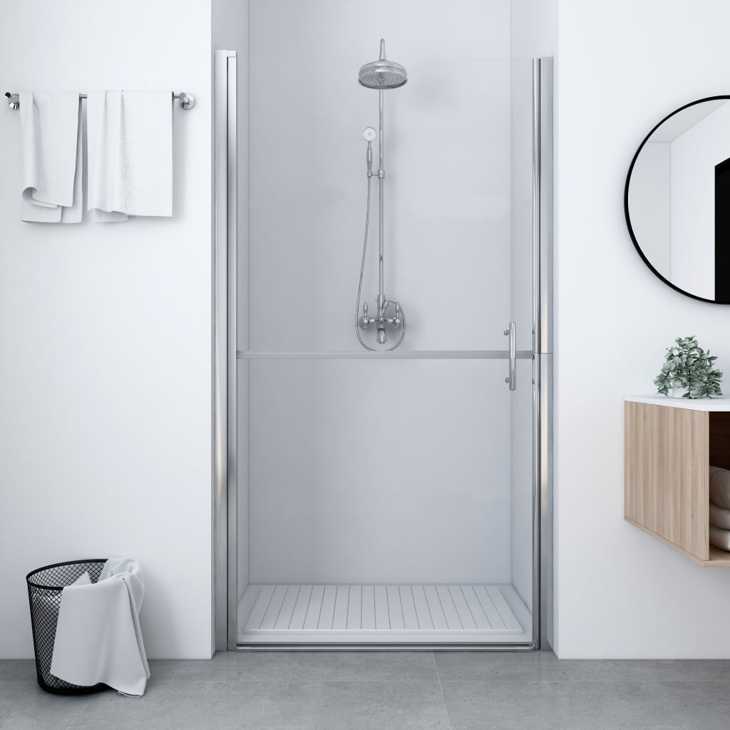 vidaXL Duschtür Hartglas 81x195 cm