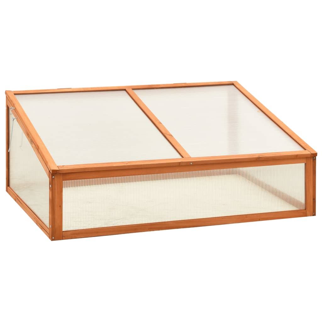 vidaXL Gewächshaus 100x65x40 cm Tannenholz