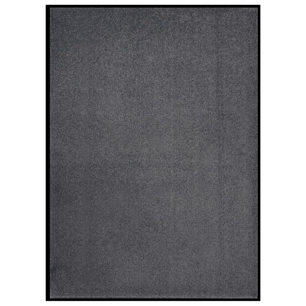 vidaXL Fußmatte 60x80 cm Anthrazit
