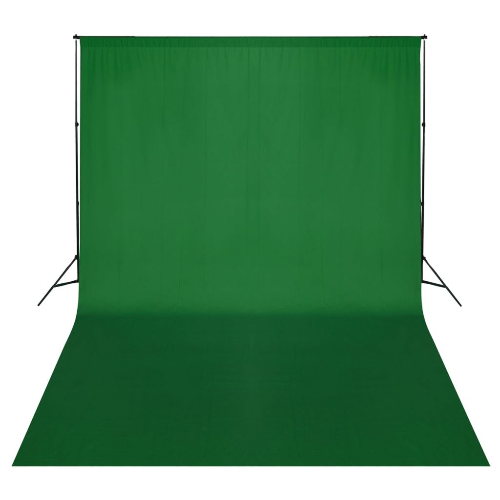 vidaXL Fotohintergrund-System 500 x 300 cm Grün
