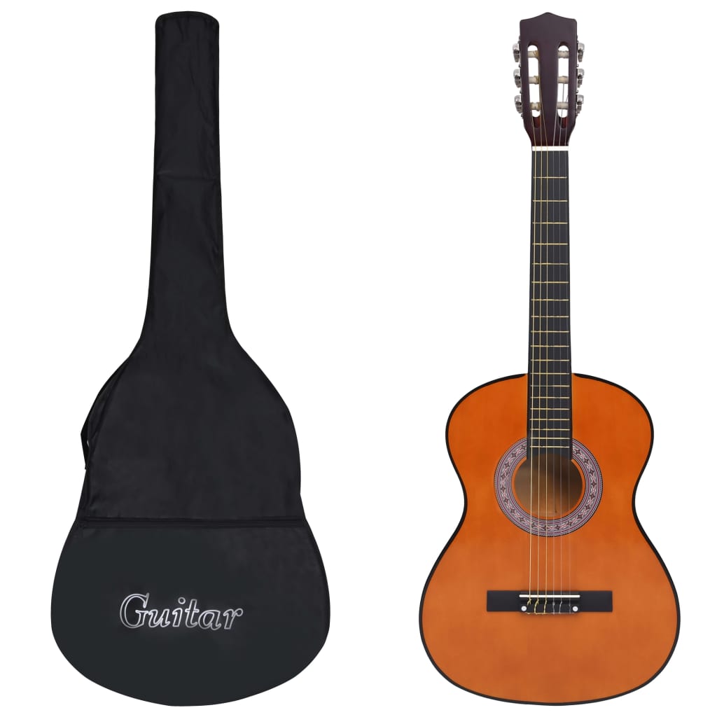 vidaXL 8-tlg. Klassikgitarren-Set für Anfänger 3/4 36"