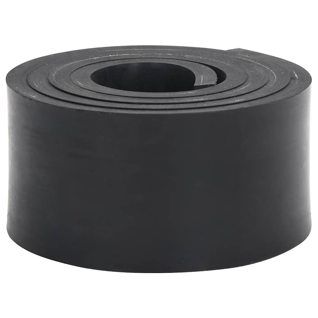 vidaXL Gummileiste für Schneepflug Schwarz 200x10x1 cm