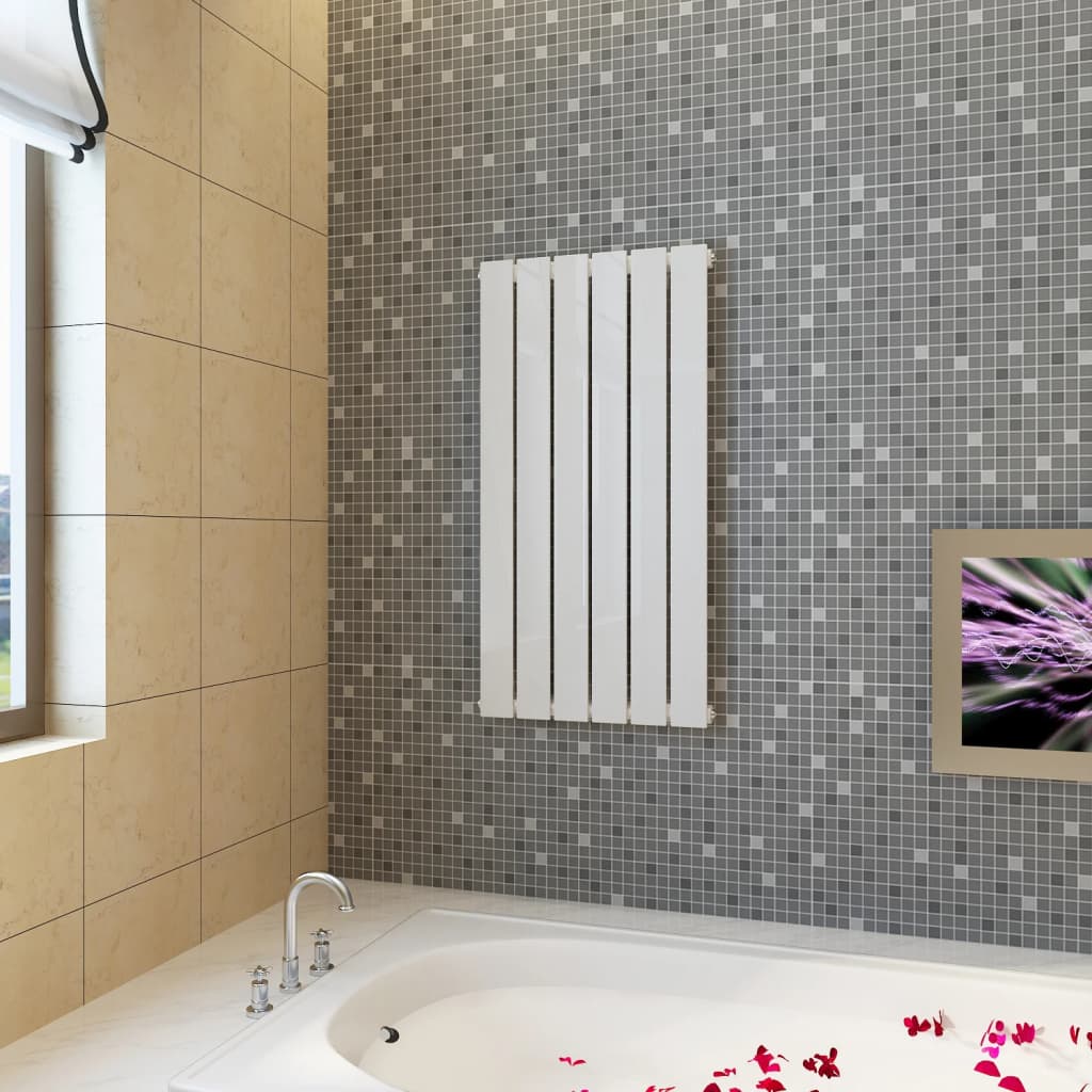 vidaXL Paneelheizkörper Weiß 465 × 900 mm