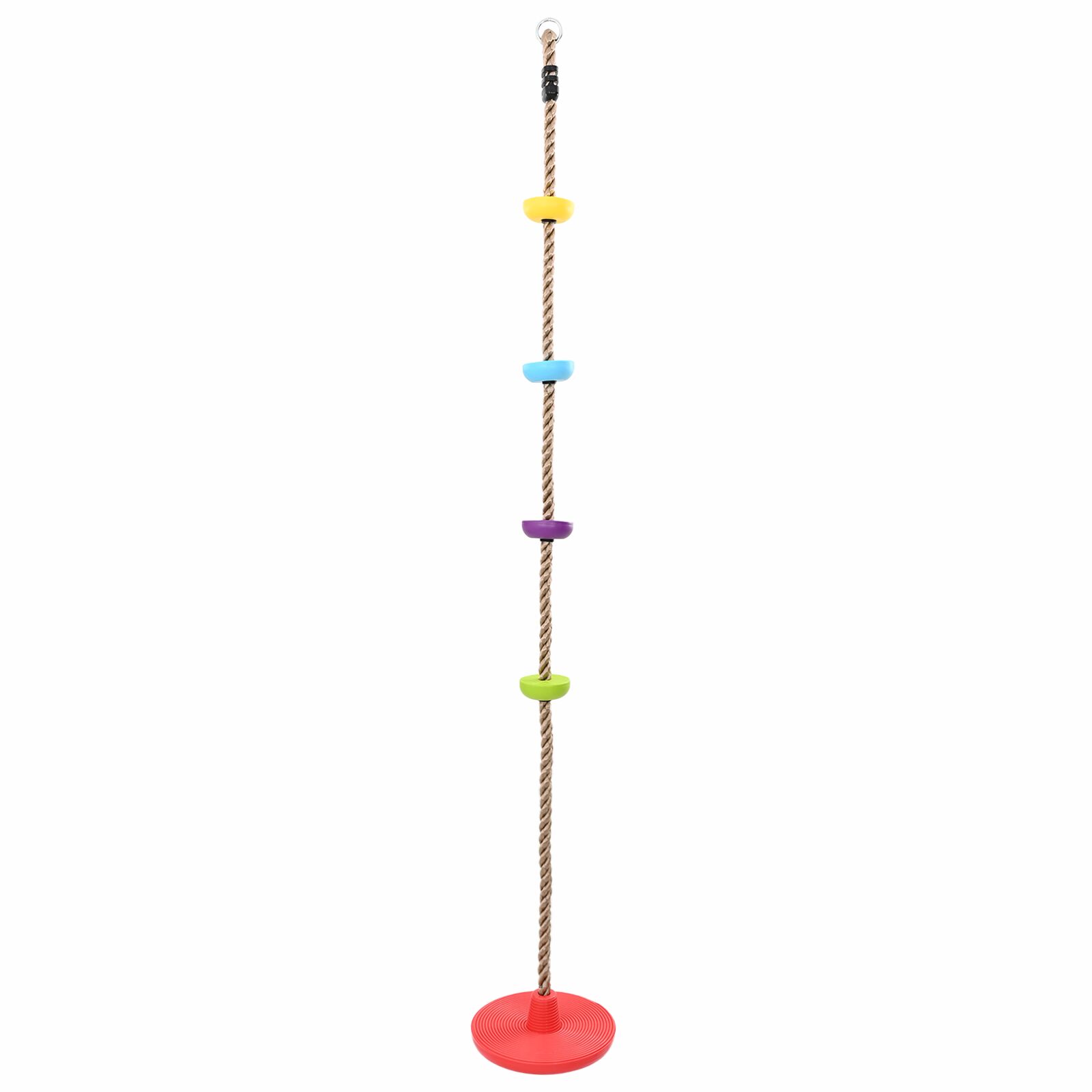 vidaXL Kinderkletterseil mit Scheibensitz und Plattformen 200 cm