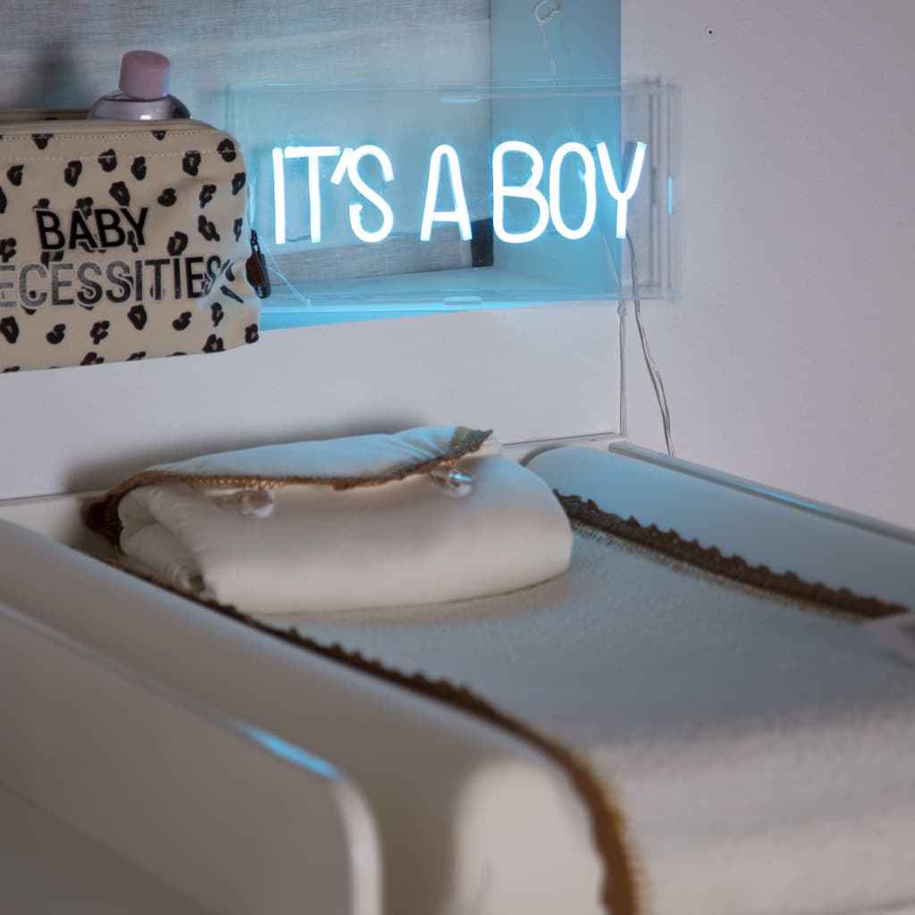 CHILDHOME Neon-Leuchtkasten It's A Boy Blau