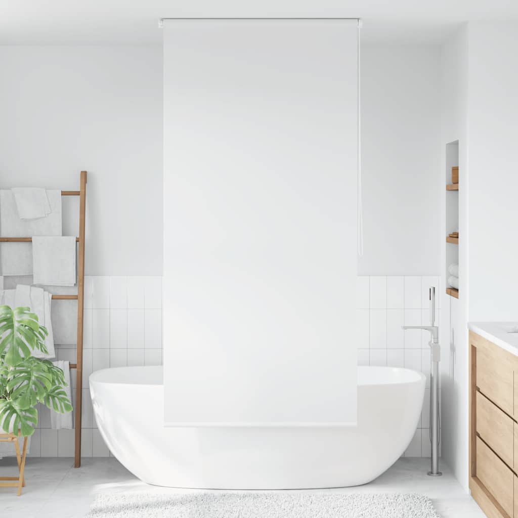 vidaXL Duschrollo 120x240 cm Weiß