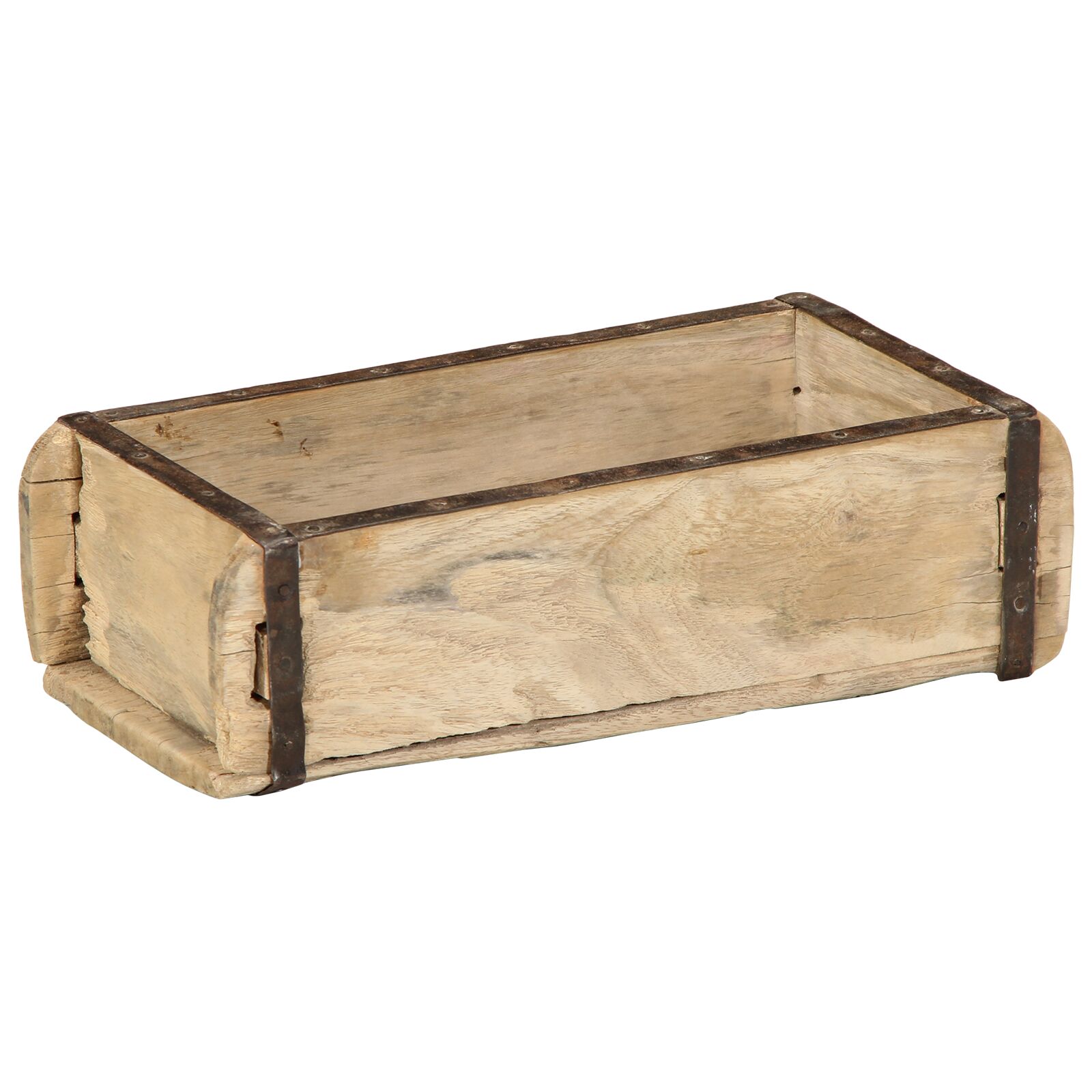 vidaXL Tabletts 4 Stück 30x15x9 cm Massivholz Wiederverwertet