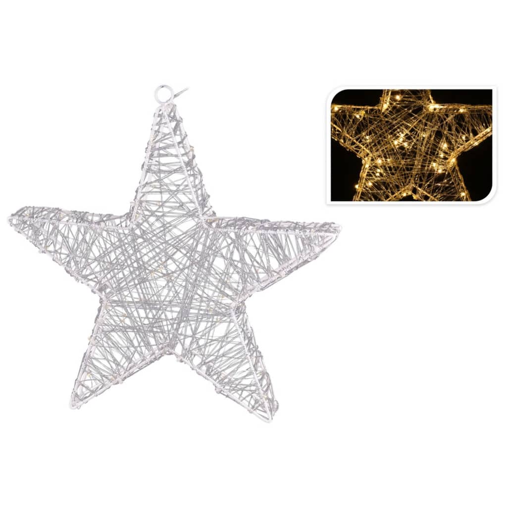 Ambiance Weihnachtsdeko Stern mit 30 LEDs