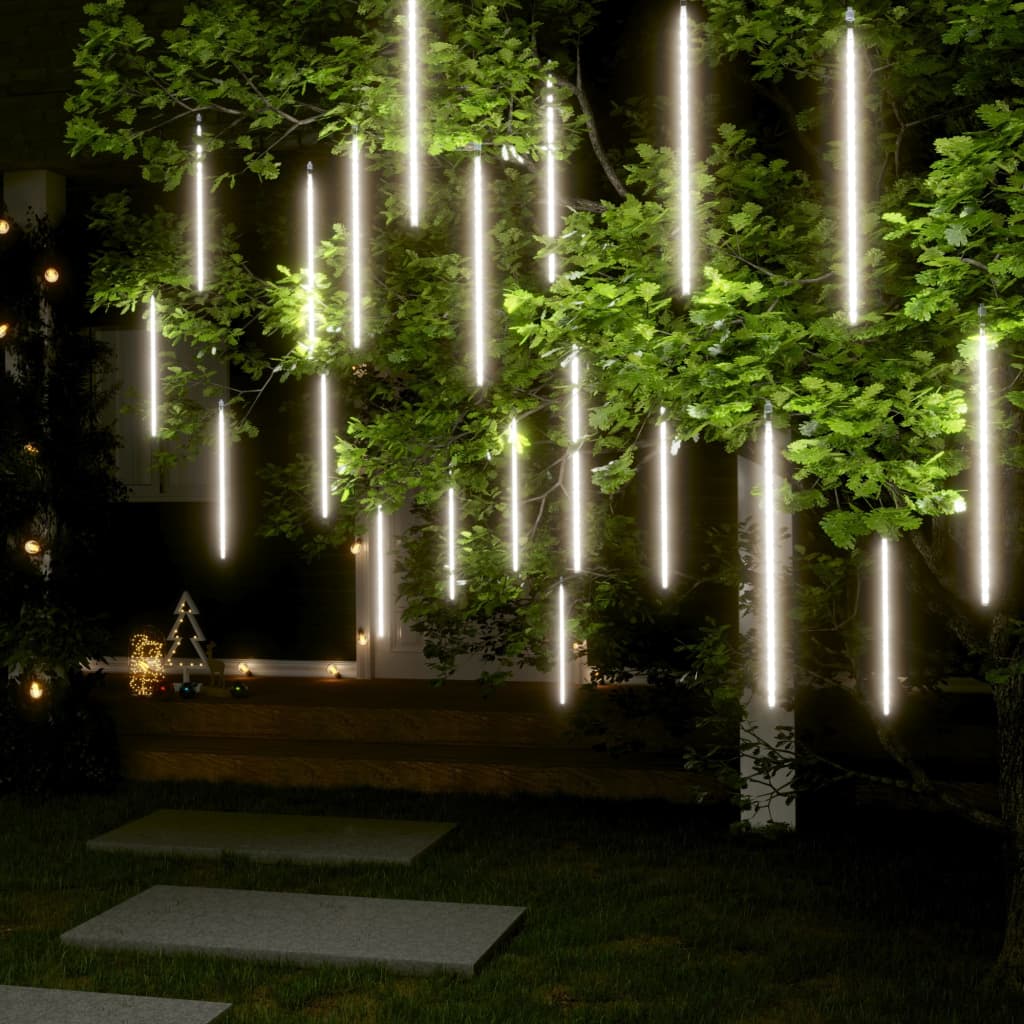 vidaXL LED Meteor-Lichter 20 Stk. 50 cm Kaltweiß 720 LEDs