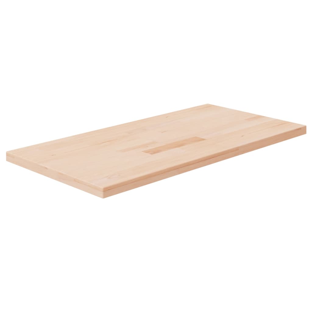 vidaXL Waschtischplatte 100x50x2,5 cm Massivholz Unbehandelt