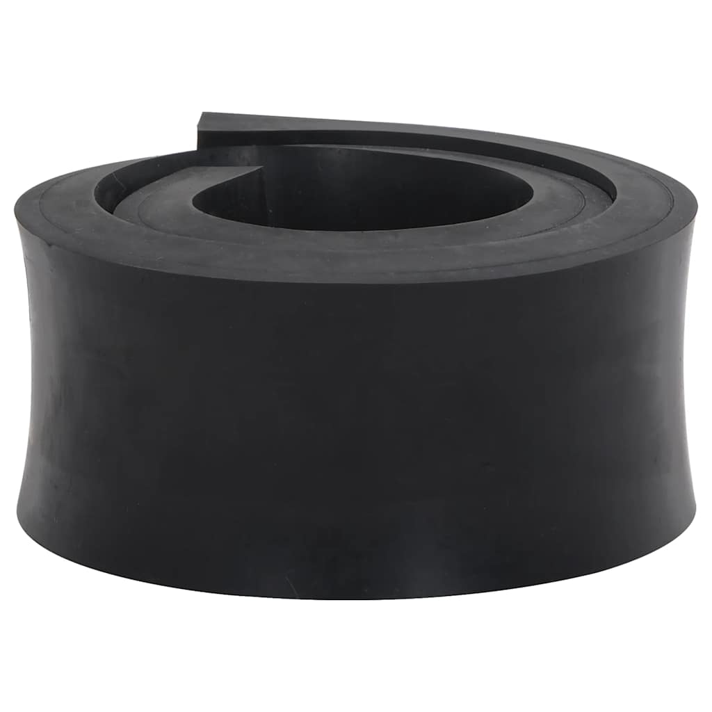 vidaXL Gummileiste für Schneepflug Schwarz 100x8x2 cm