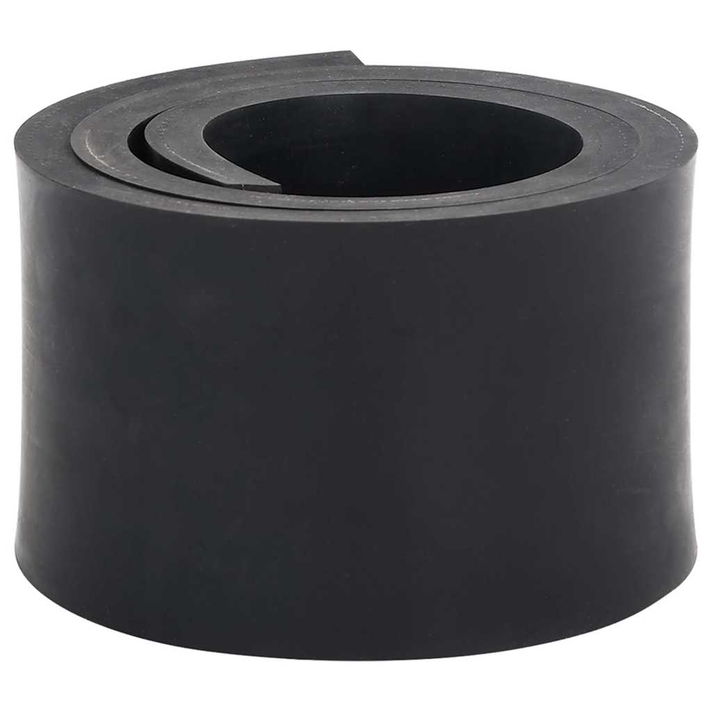 vidaXL Gummileiste für Schneepflug Schwarz 100x8x1 cm