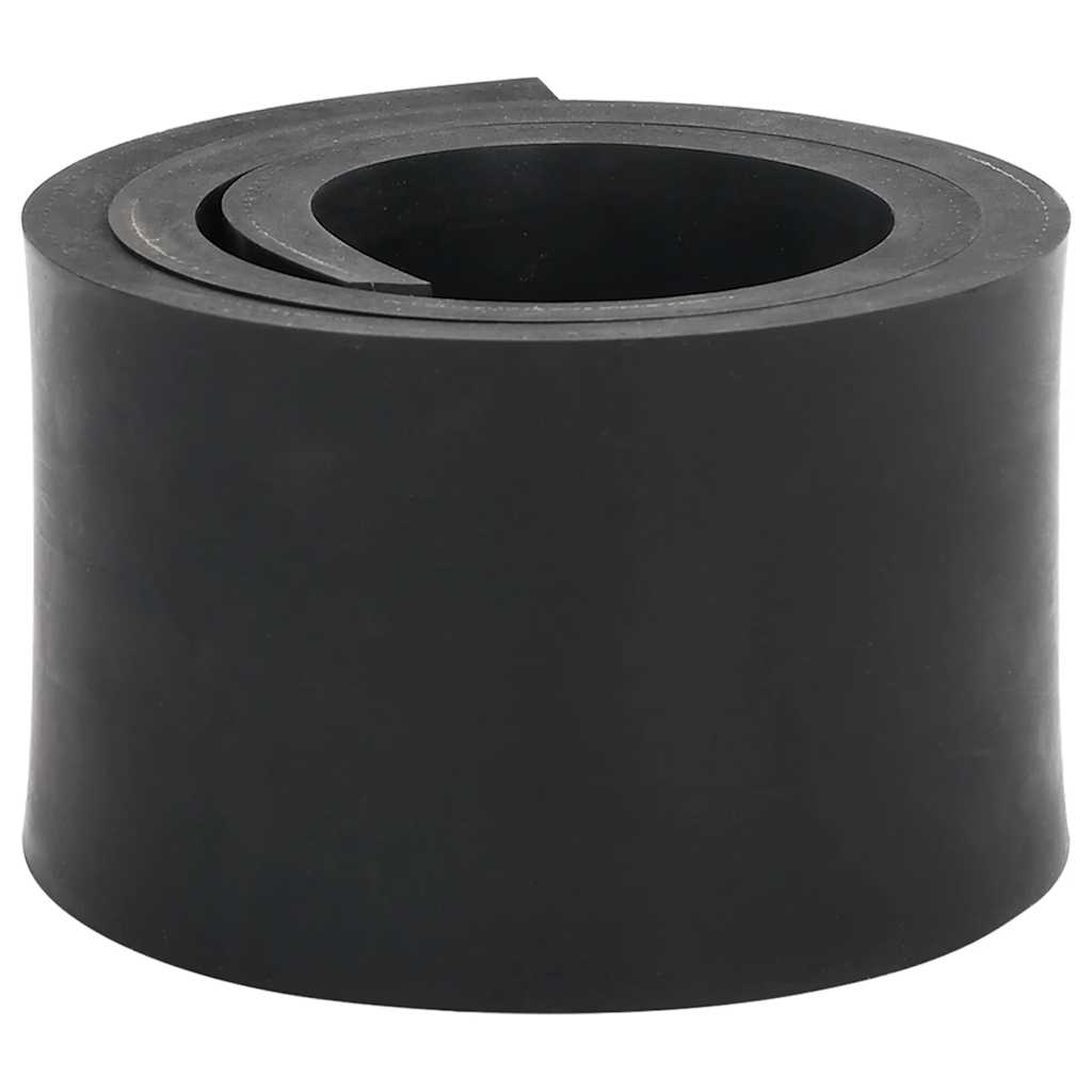 vidaXL Gummileiste für Schneepflug Schwarz 120x8x1 cm